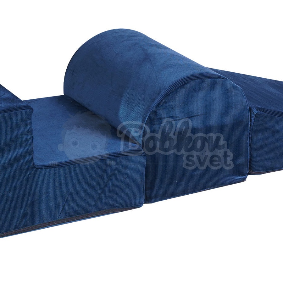 Penová hracia zostava / 3 bloky na cvičenie - Velvet Corduroy námornícka MODRÁ