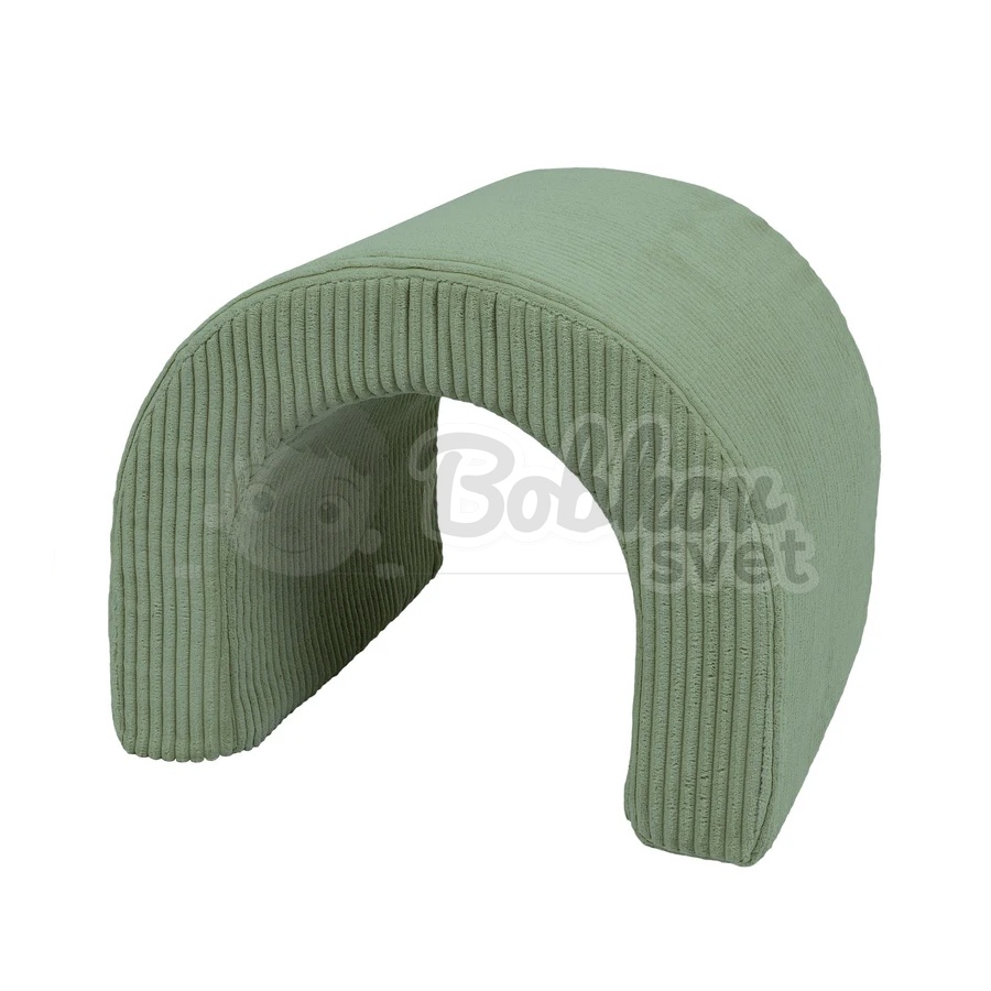 Penová hracia zostava BABY / 5 blokov na cvičenie - Corduroy Estetic GREEN
