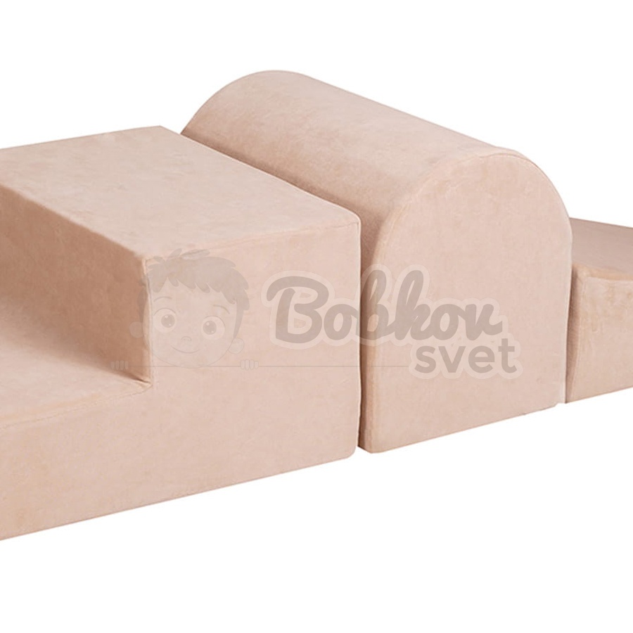 Penová hracia zostava / 3 bloky na cvičenie - farba ecru