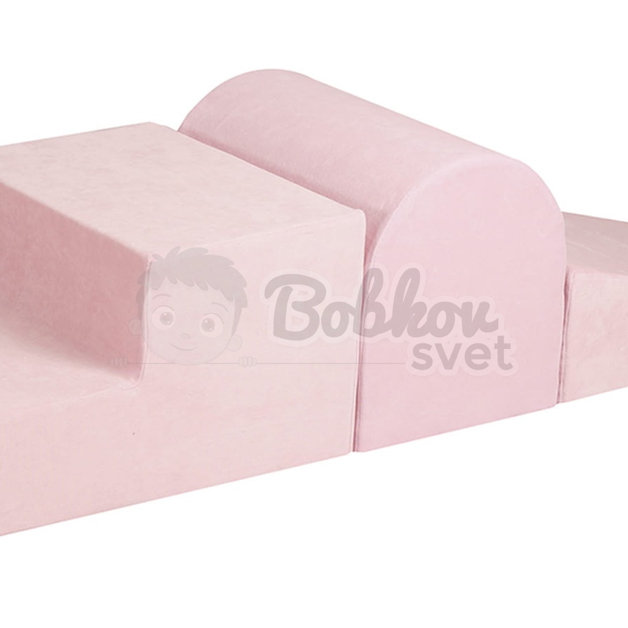 Penová hracia zostava / 3 bloky na cvičenie - farba ružová