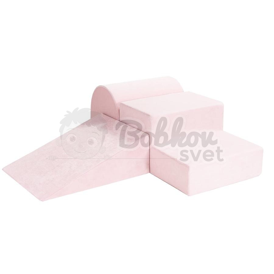 Penová hracia zostava / 4 bloky na cvičenie - farba ružová