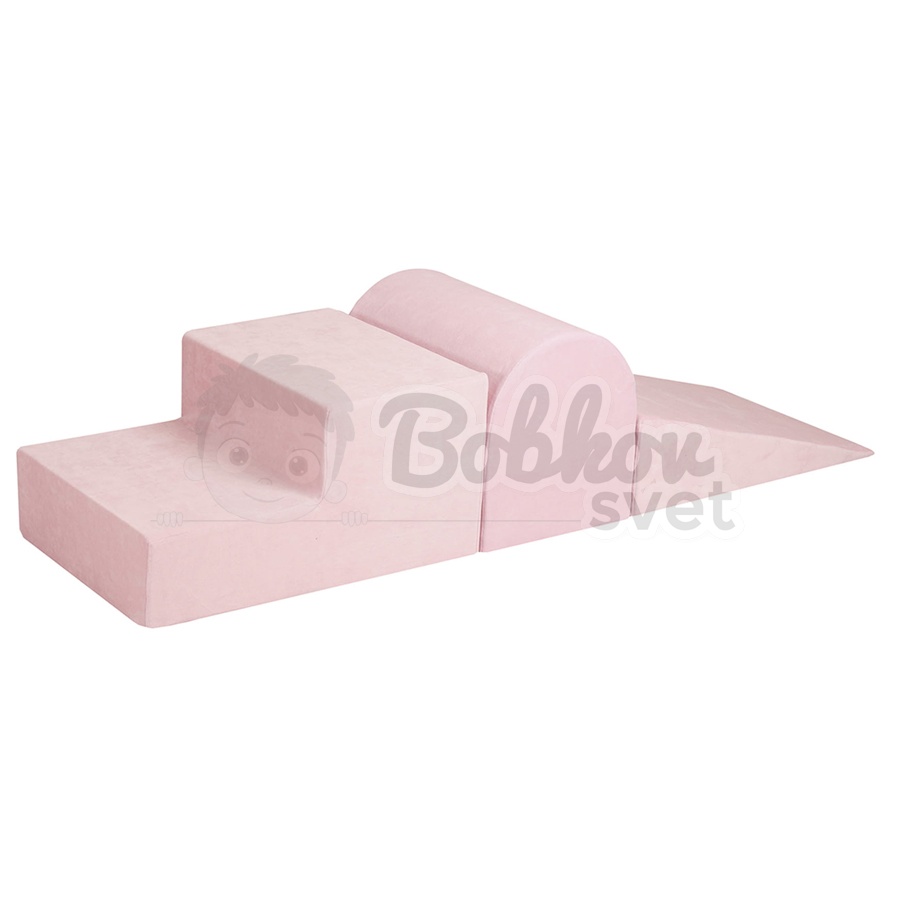 Penová hracia zostava / 3 bloky na cvičenie - farba ružová