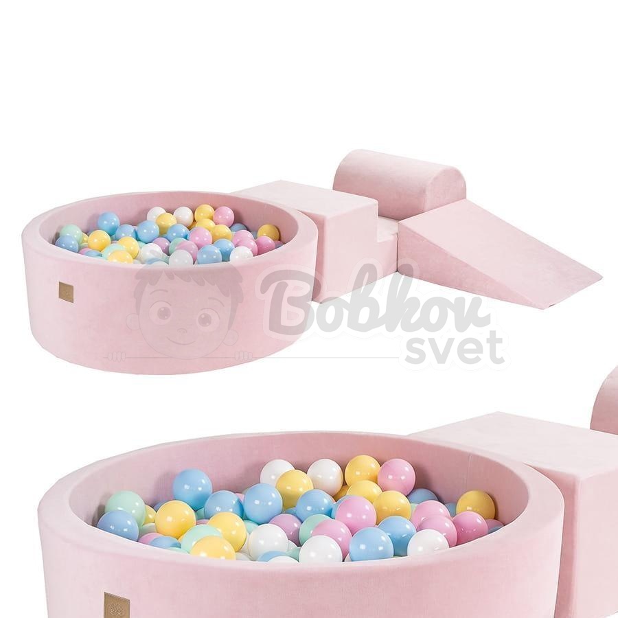 Penová hracia zostava so suchým bazénom MeowBaby® model 1039 s guličkami 200 ks