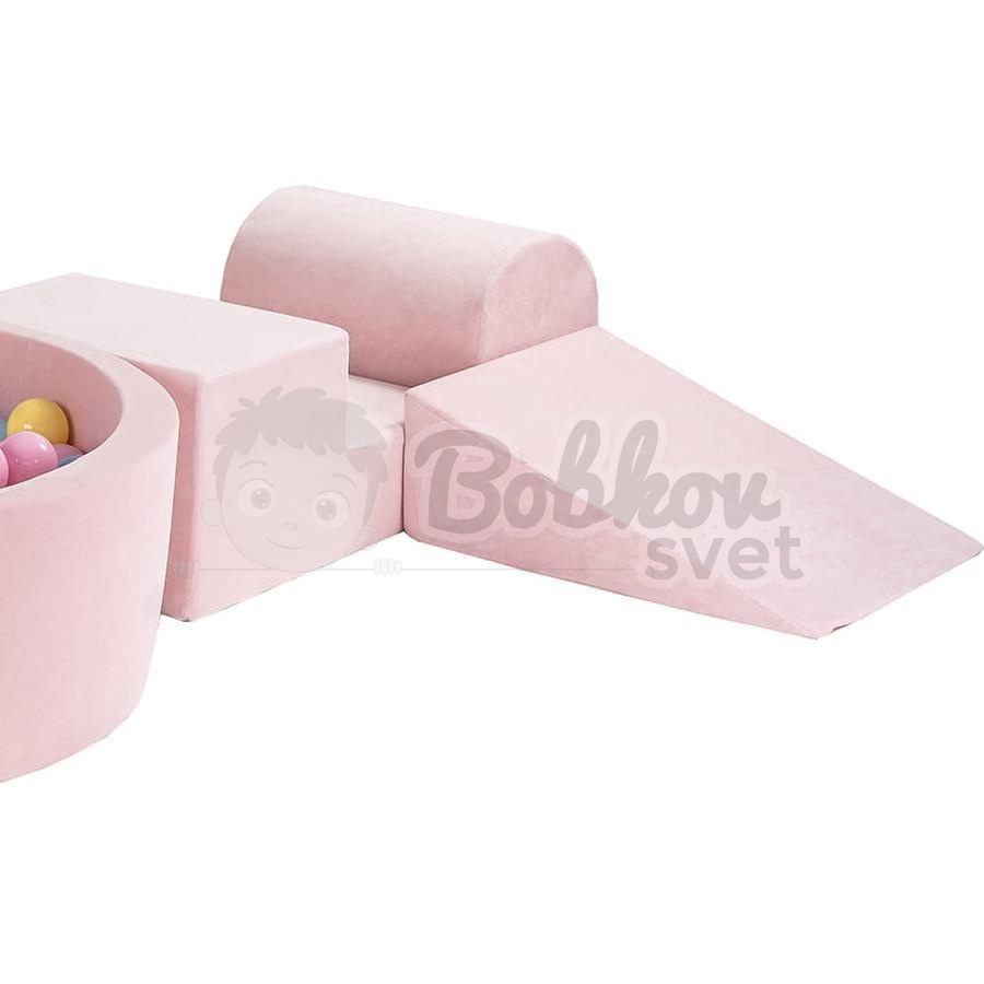 Penová hracia zostava so suchým bazénom MeowBaby® model 1039 s guličkami 200 ks