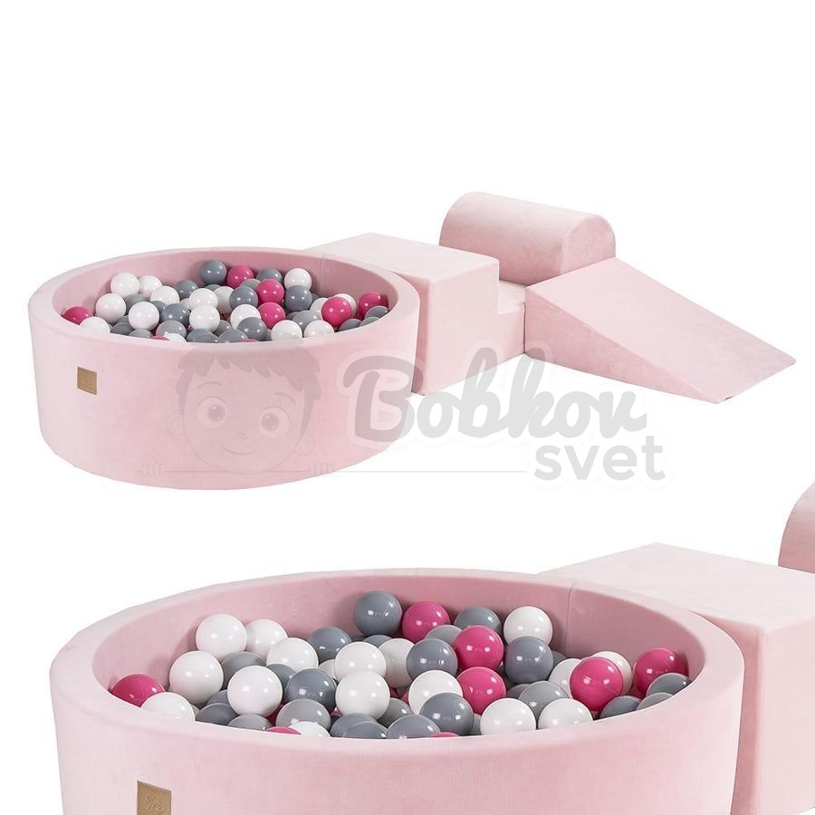 Penová hracia zostava so suchým bazénom MeowBaby® model 1041 s guličkami 200 ks