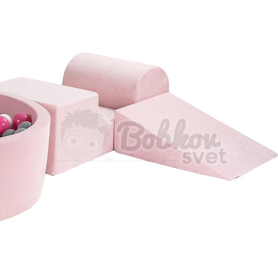 Penová hracia zostava so suchým bazénom MeowBaby® model 1041 s guličkami 200 ks