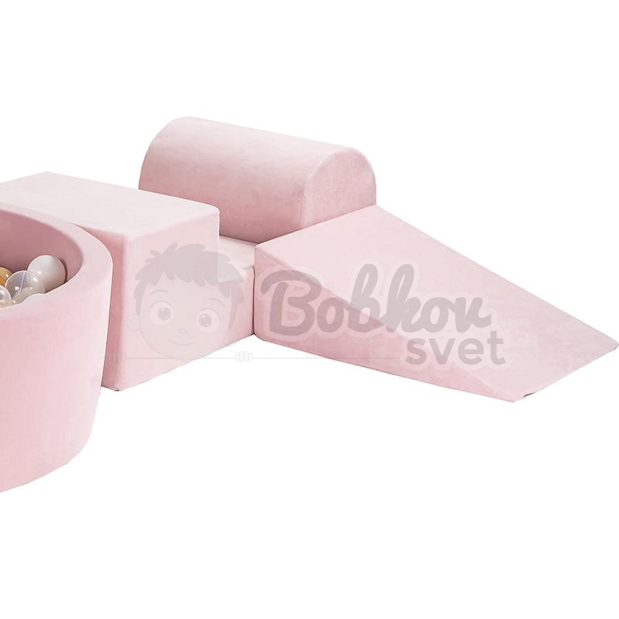 Penová hracia zostava so suchým bazénom MeowBaby® model 1042 s guličkami 200 ks