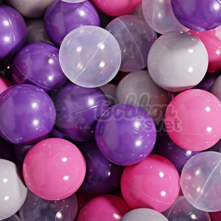 Bazénová hracia zostava Light pink + sada 100 guličiek - model KR1126