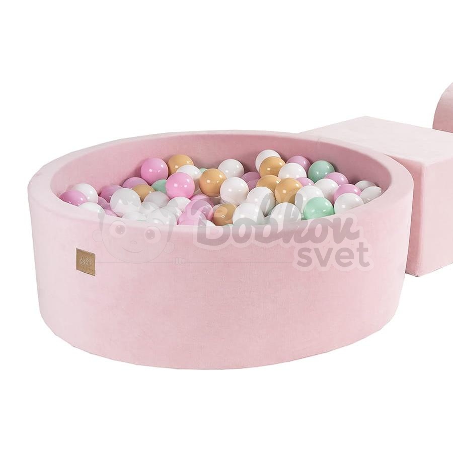Penová hracia zostava so suchým bazénom MeowBaby® model KR3E s guličkami 200 ks