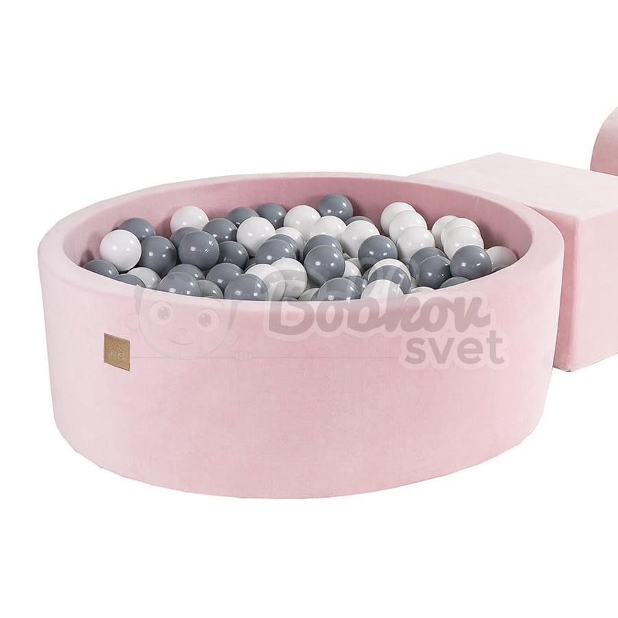 Penová hracia zostava so suchým bazénom MeowBaby® model KR3B s guličkami 200 ks