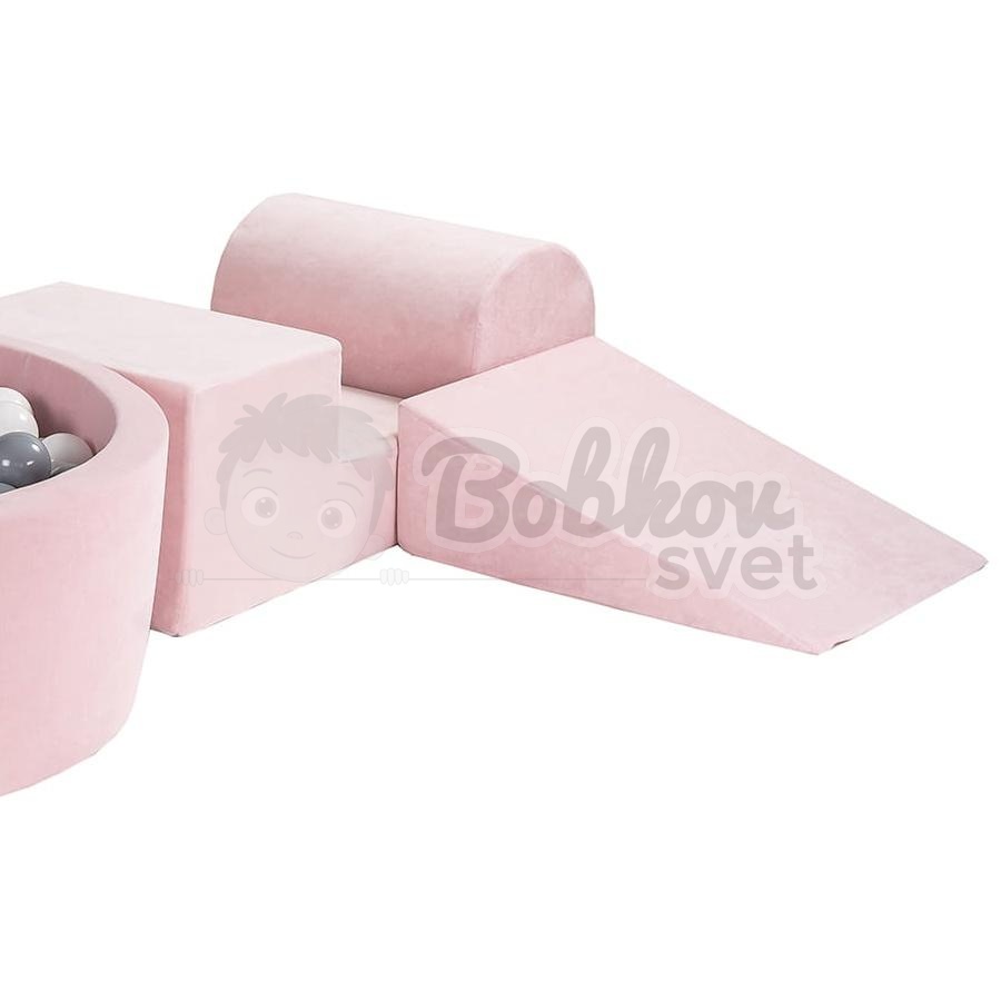 Penová hracia zostava so suchým bazénom MeowBaby® model KR3B s guličkami 200 ks