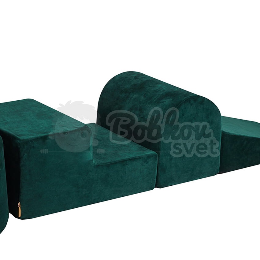 Penová hracia zostava so suchým bazénom model 7096 (green) s guličkami 200 ks