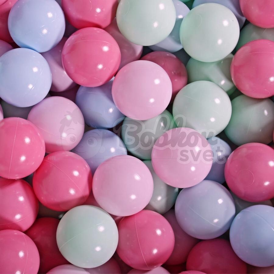 Bazénová hracia zostava Light pink + sada 100 guličiek - model KR1131