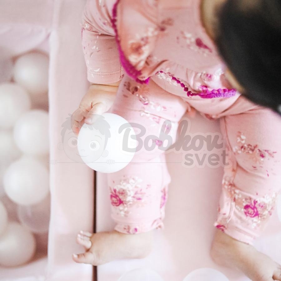 Bazénová hracia zostava Light pink + sada 100 guličiek - model KR1112PL