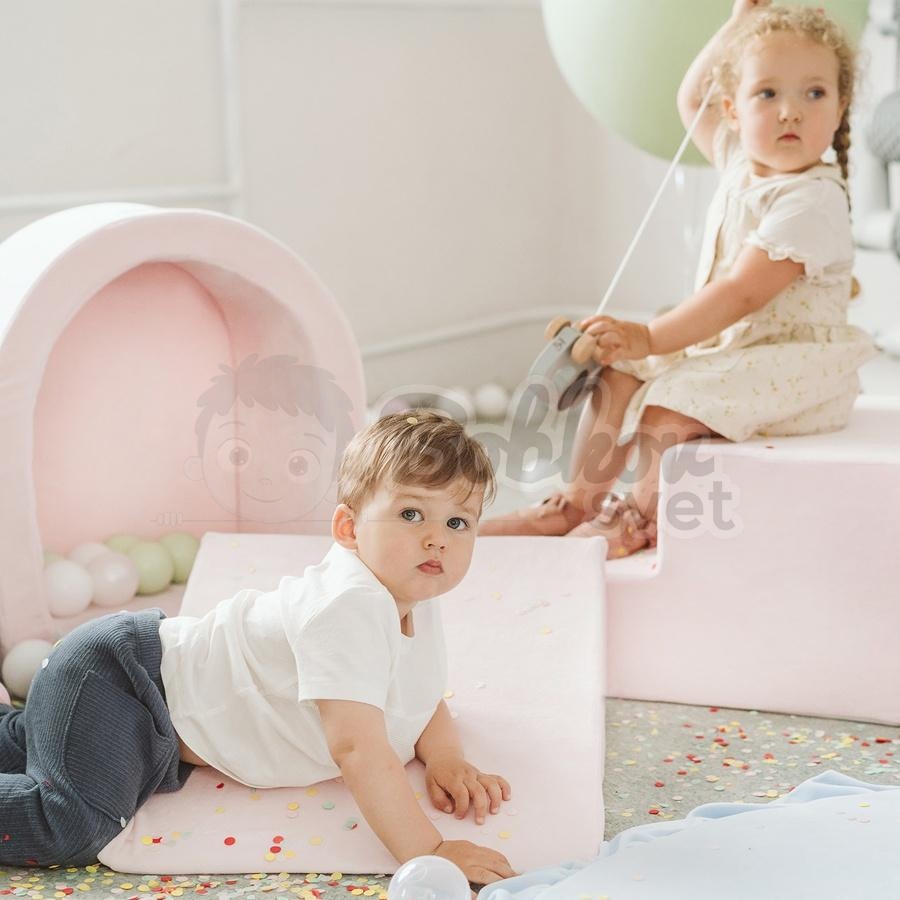 Bazénová hracia zostava Light pink + sada 100 guličiek - model KR1136