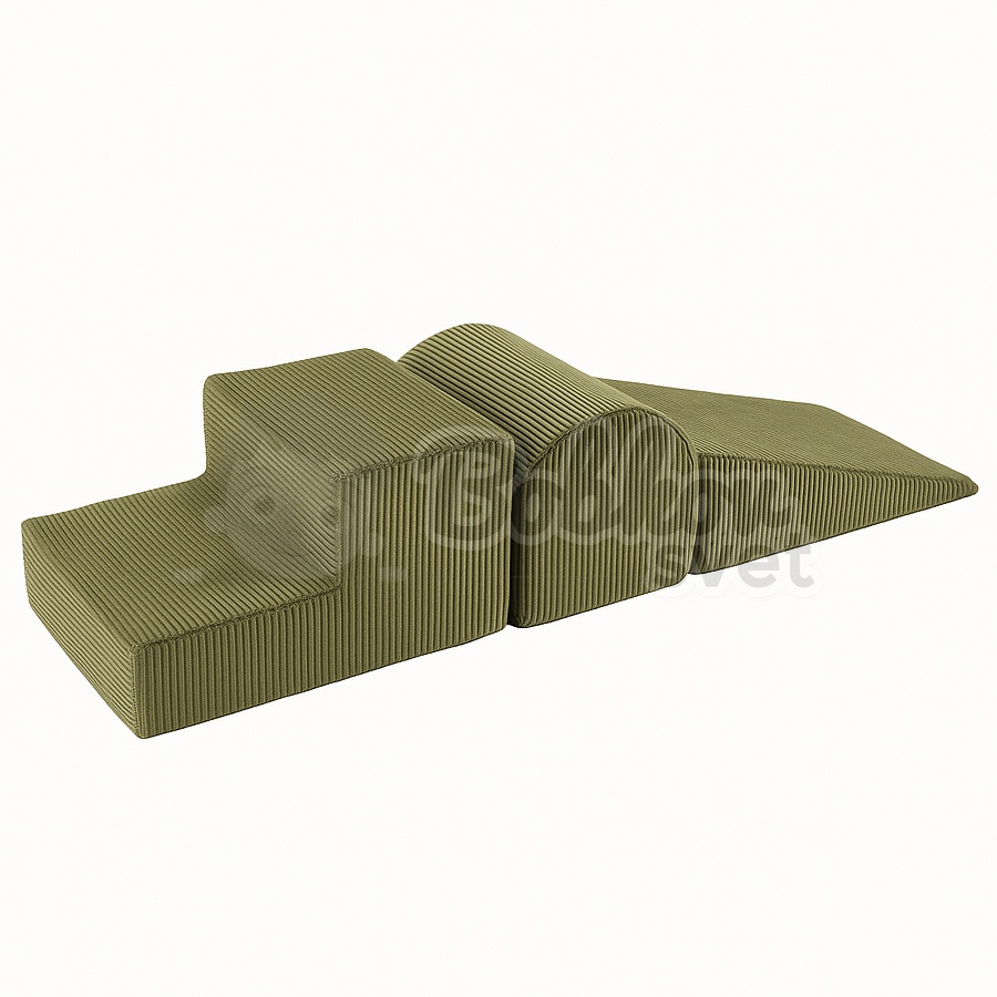 Bazénová hracia zostava Corduroy Estetic KHAKI + sada 100 guličiek - model KR01212