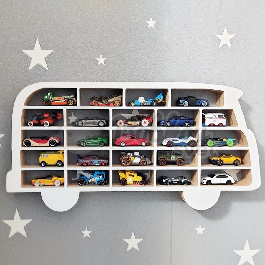 SMART organizér na malé autíčka / angličáky - model AUTOBUS