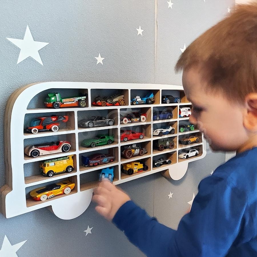 SMART organizér na malé autíčka / angličáky - model AUTOBUS