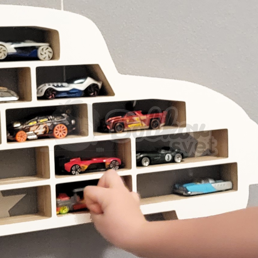Organizér na malé autíčka / angličáky - model VW Garbus M