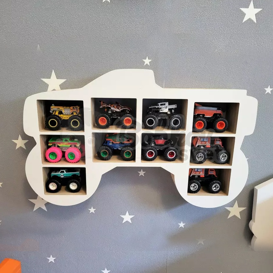 Organizér na MONSTER Truck autíčka / angličáky - model TRUCK M
