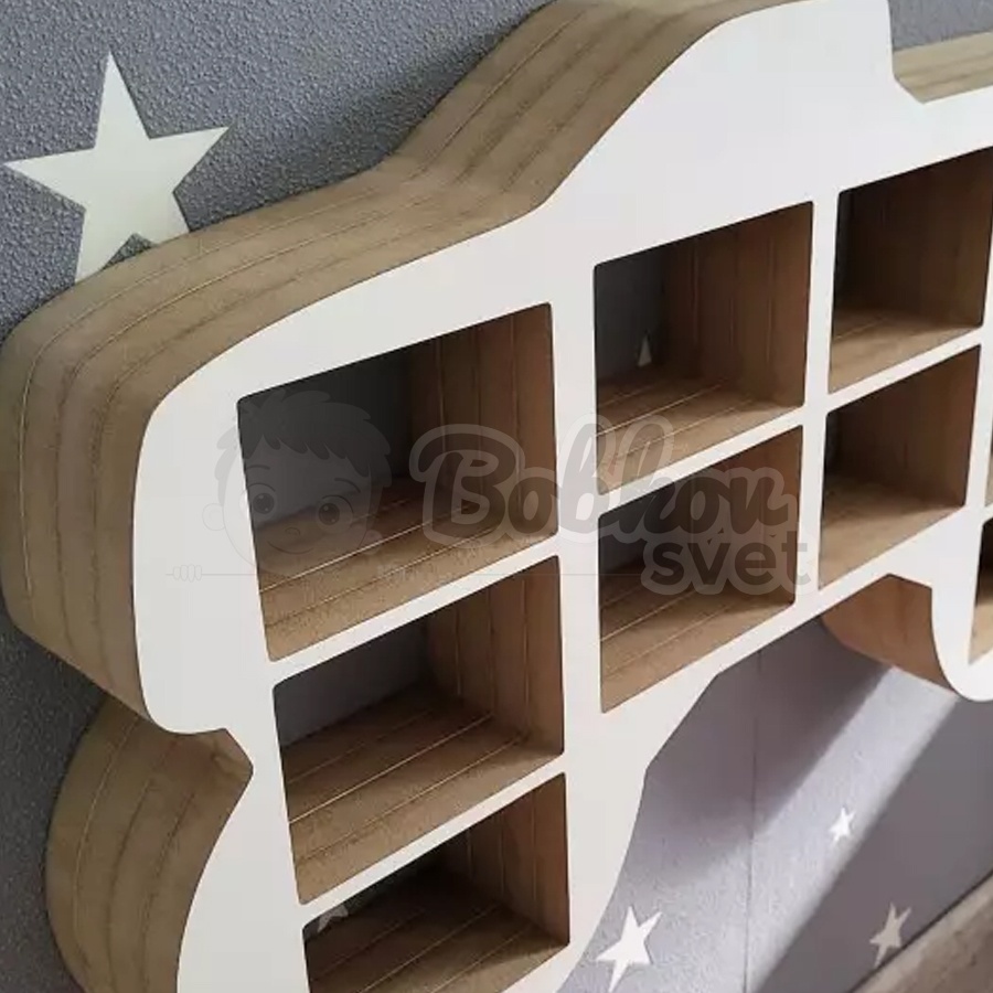 Organizér na MONSTER Truck autíčka / angličáky - model TRUCK M