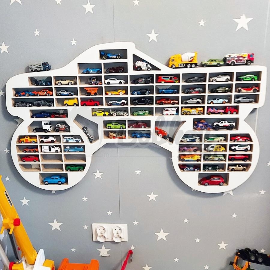 Veľký organizér na malé autíčka / angličáky - model MONSTER Truck