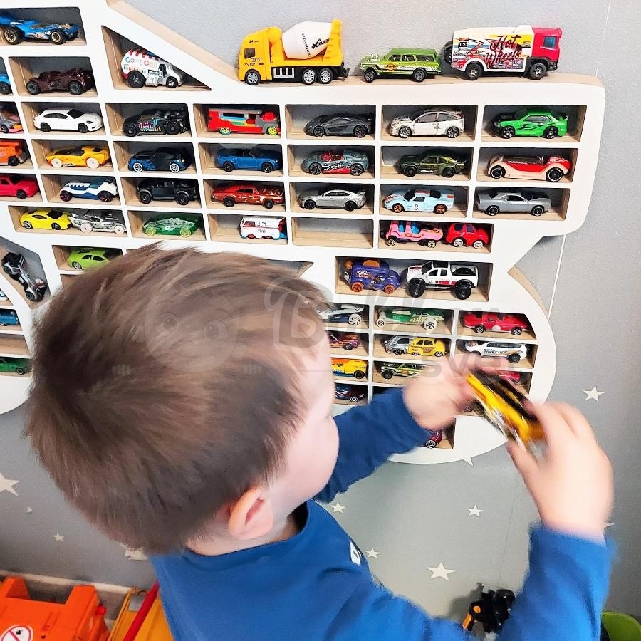 Veľký organizér na malé autíčka / angličáky - model MONSTER Truck