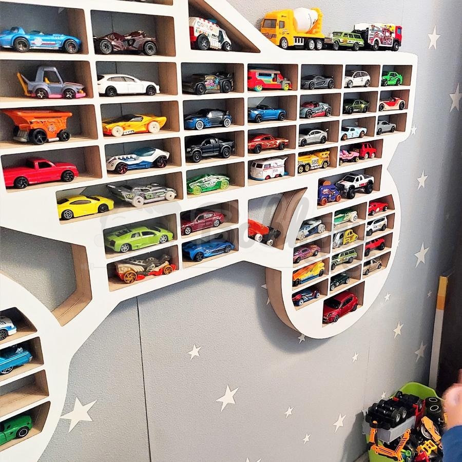 Veľký organizér na malé autíčka / angličáky - model MONSTER Truck