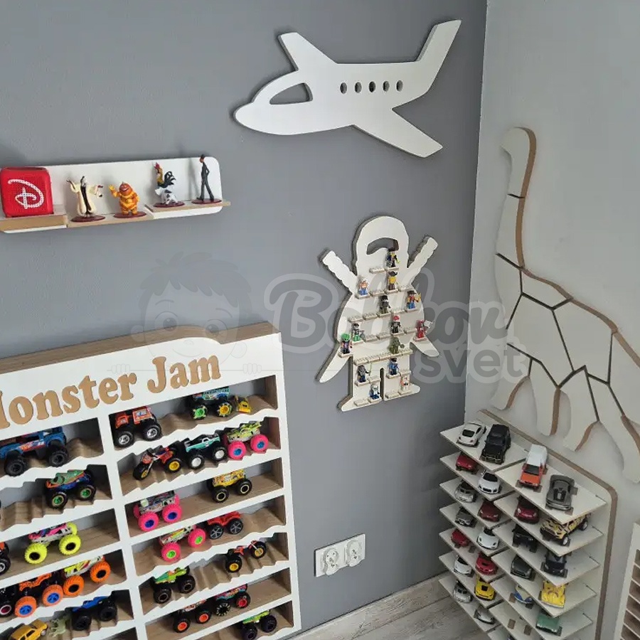 Organizér na LEGO postavičky / figúrky - NINJA white