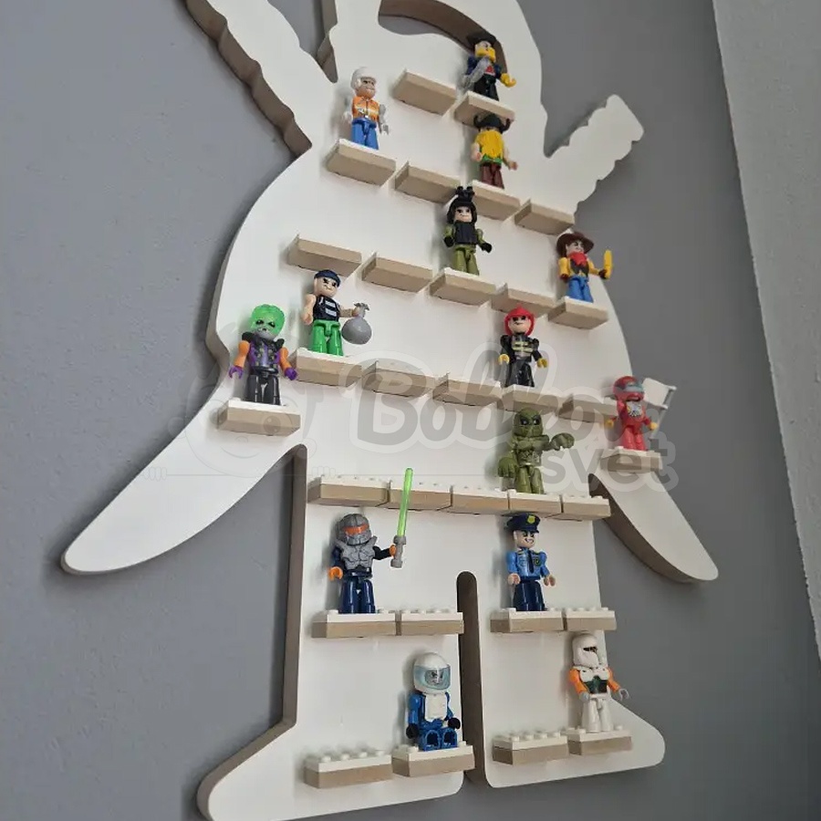 Organizér na LEGO postavičky / figúrky - NINJA white