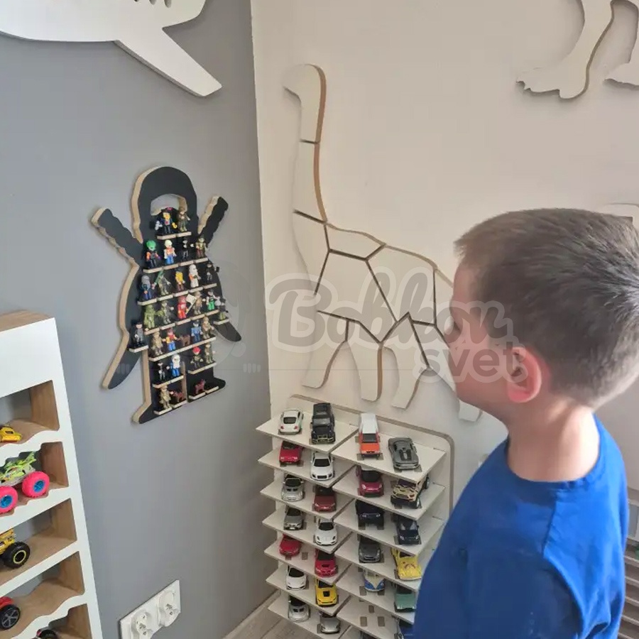 Organizér na LEGO postavičky / figúrky - NINJA black