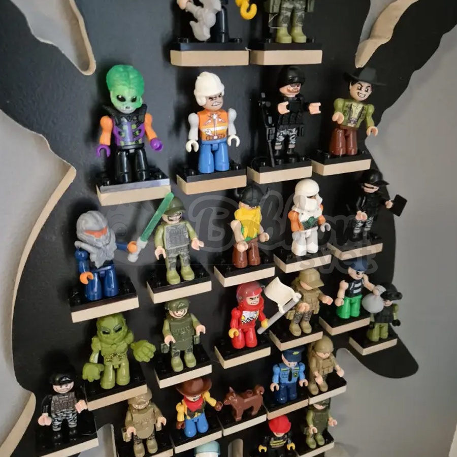 Organizér na LEGO postavičky / figúrky - NINJA black