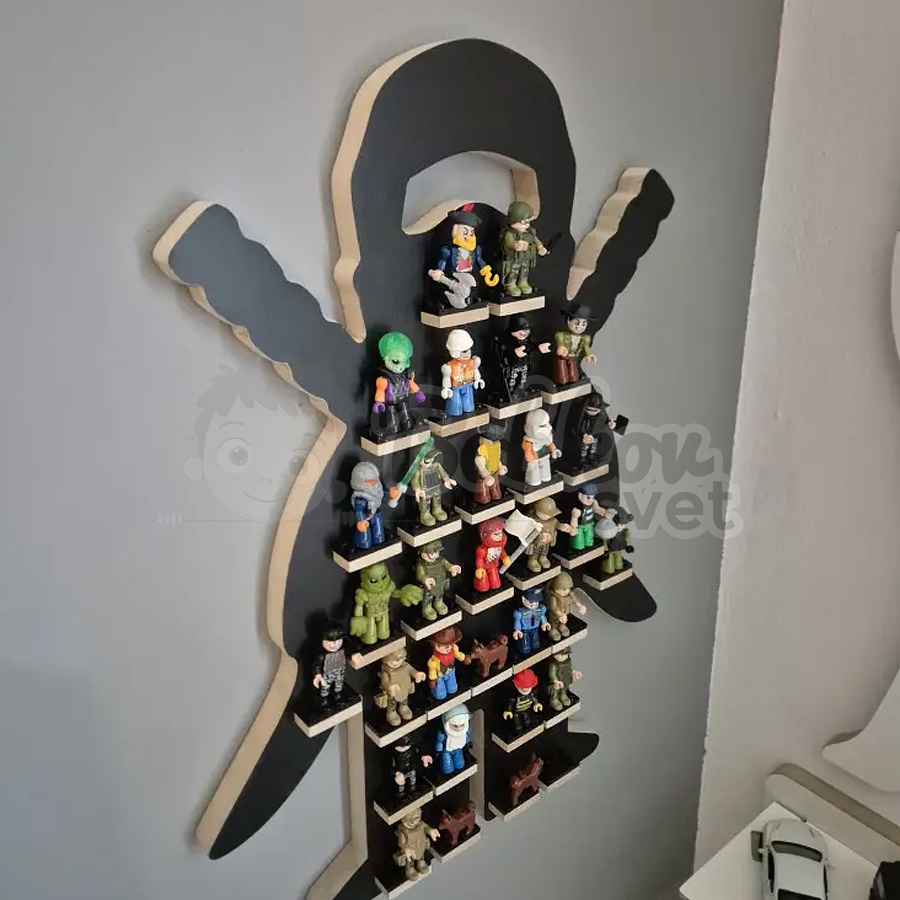 Organizér na LEGO postavičky / figúrky - NINJA black