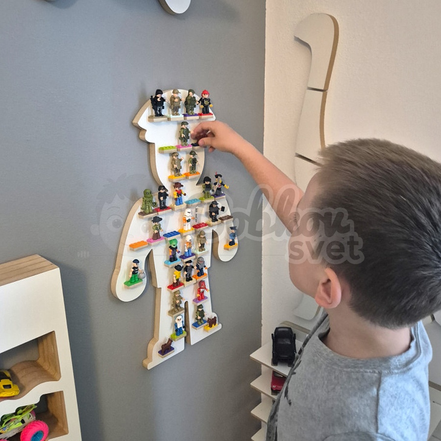 Organizér na LEGO postavičky / figúrky - POLÍCIA