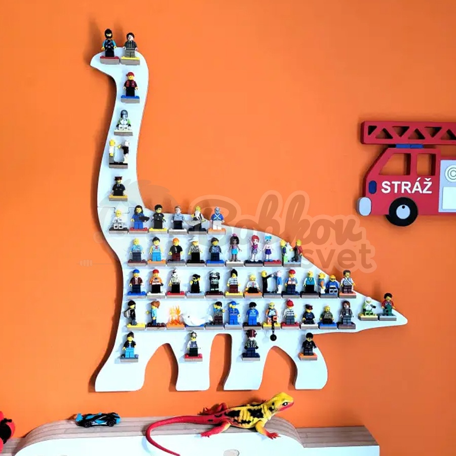 Organizér na LEGO postavičky / figúrky - model BRACHIOSAURUS