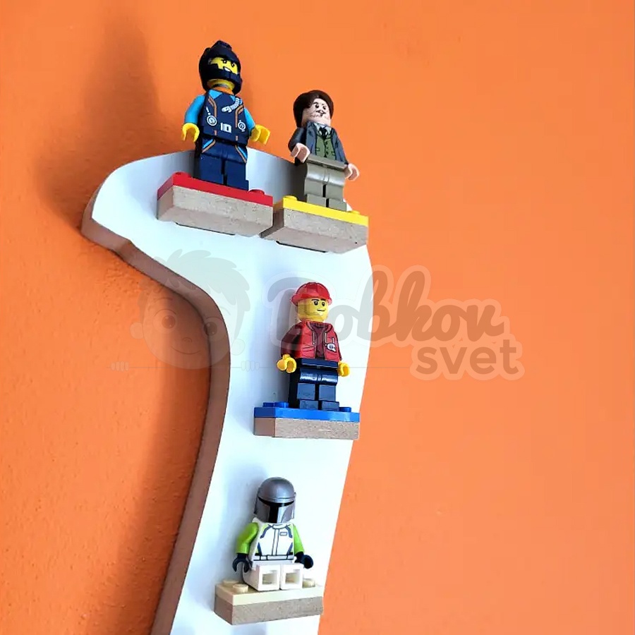 Organizér na LEGO postavičky / figúrky - model BRACHIOSAURUS