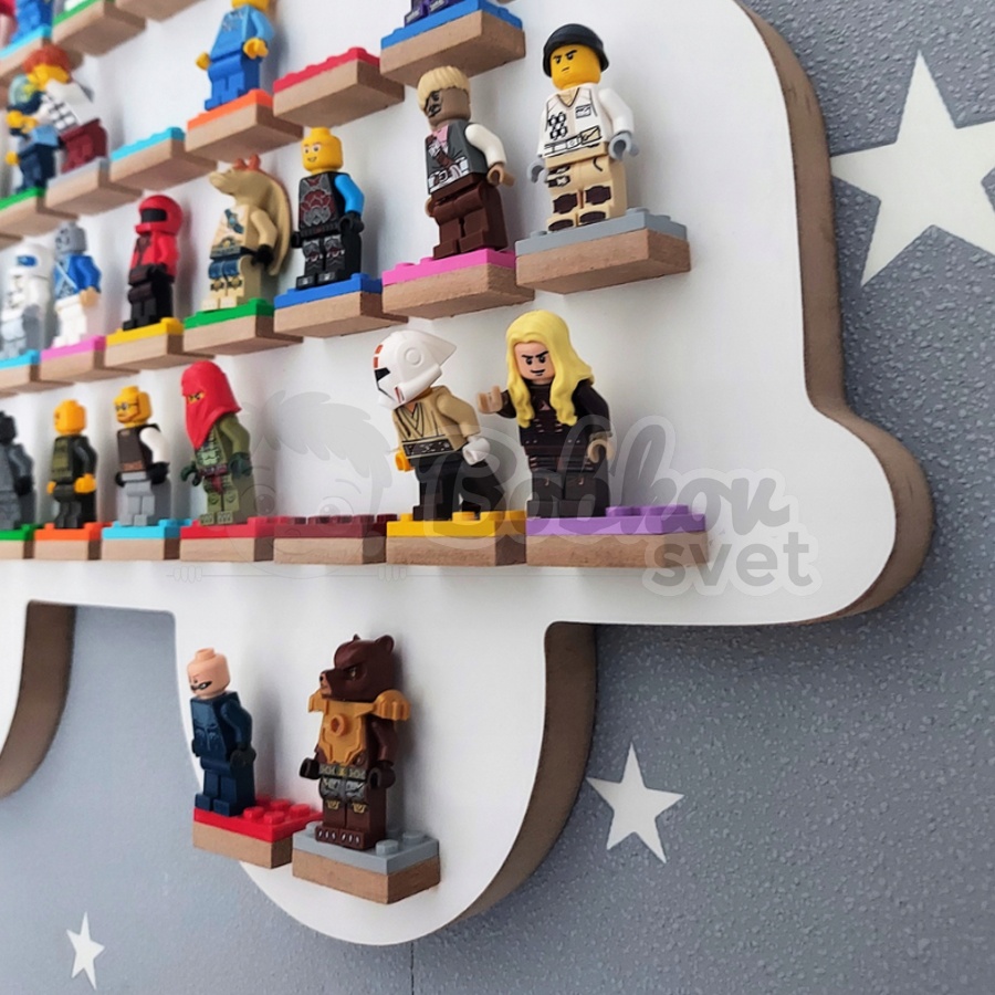 Organizér na LEGO postavičky / figúrky - model DOMIEŠVAČ