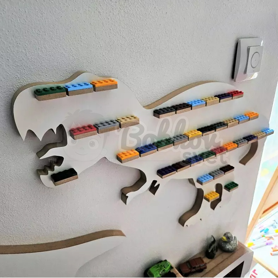 Organizér na LEGO postavičky / figúrky - model T-REX