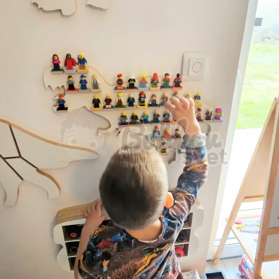 Organizér na LEGO postavičky / figúrky - model T-REX