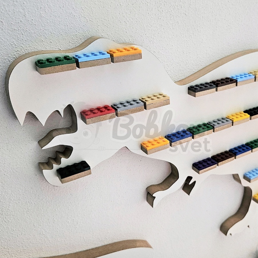 Organizér na LEGO postavičky / figúrky - model T-REX