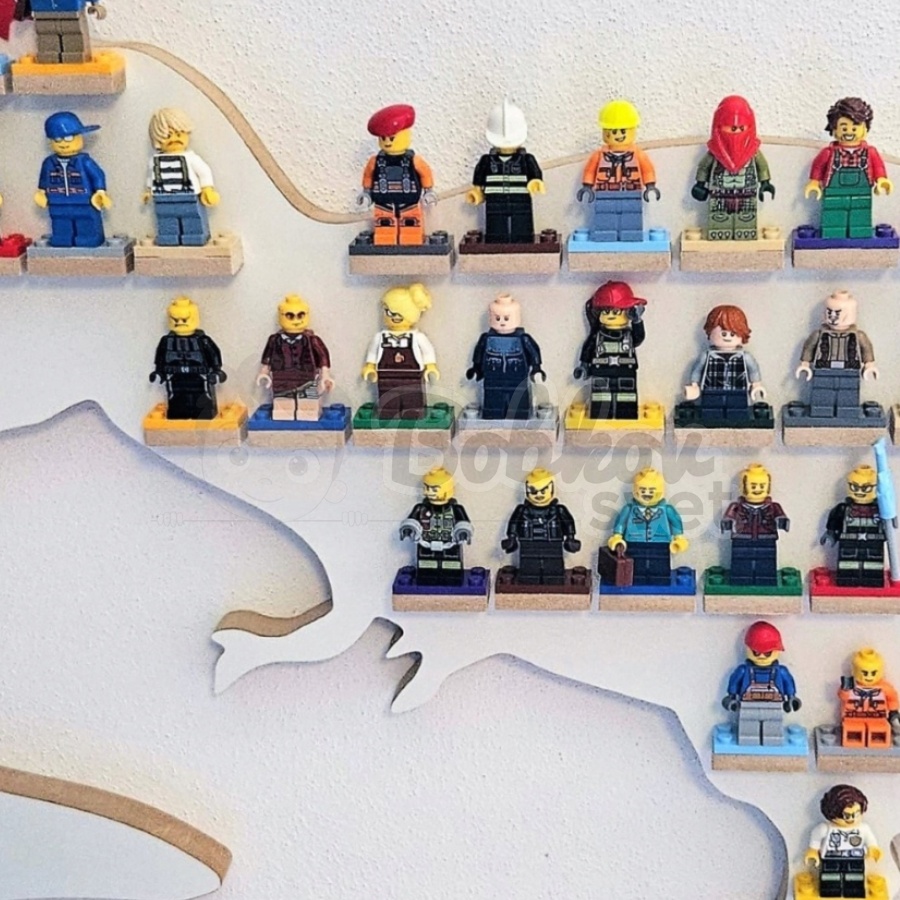 Organizér na LEGO postavičky / figúrky - model T-REX