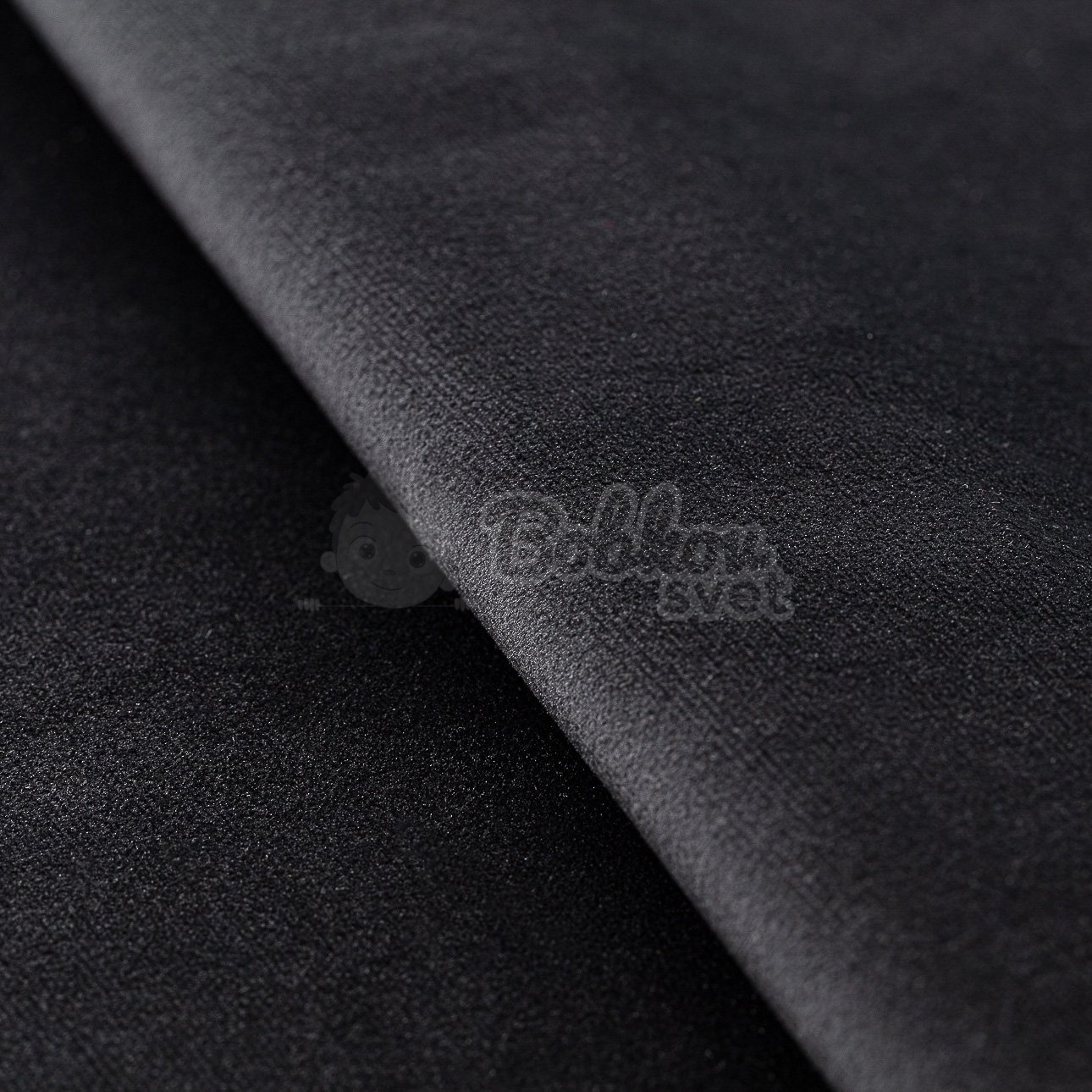 VELVET sedací vak / puf 60cm - čierna