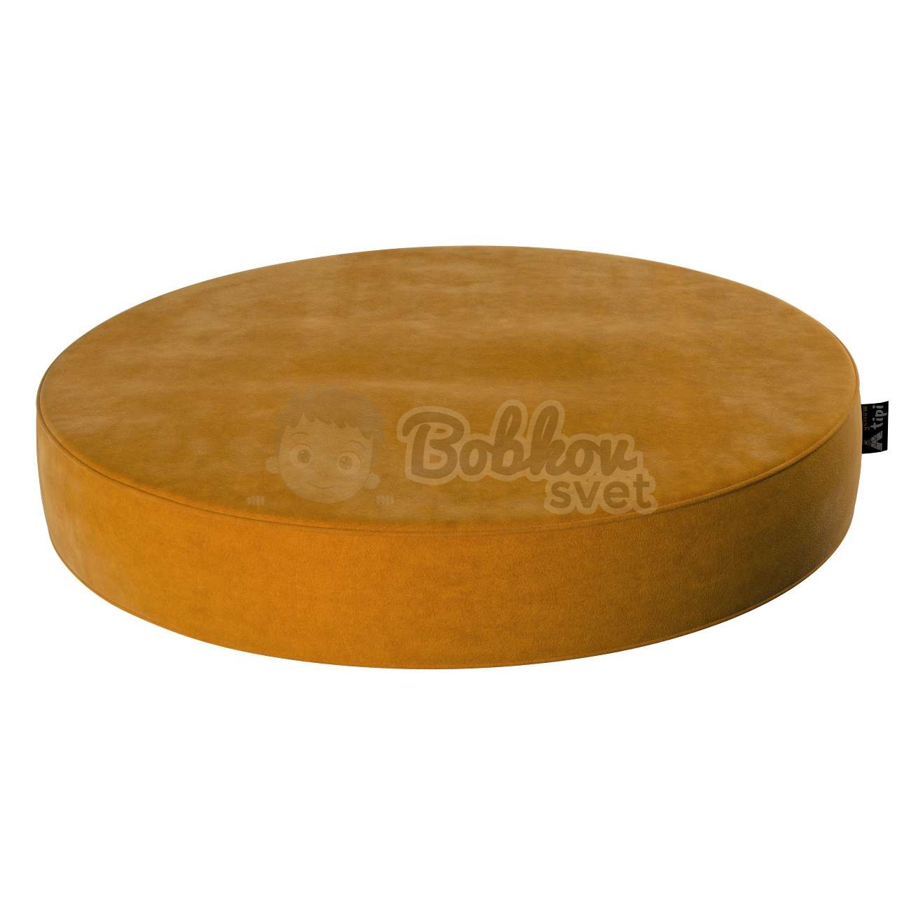 VELVET sedací vak / puf 60cm - med