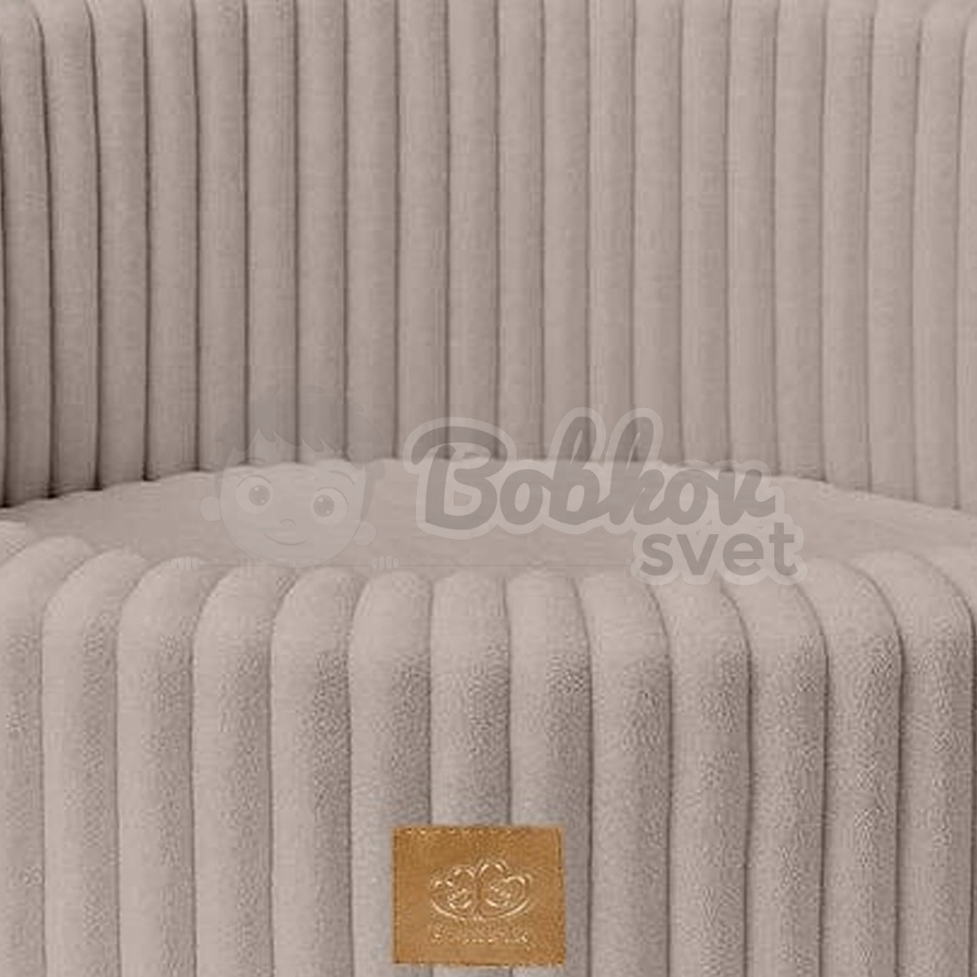 Detský suchý bazén CHURROS hard - Pebble Beige s guličkami 200 ks (90x30cm)