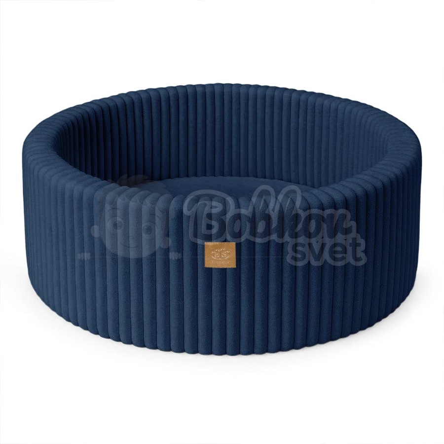Detský suchý bazén CHURROS hard - Midnight BLUE s guličkami 200 ks (90x30cm)