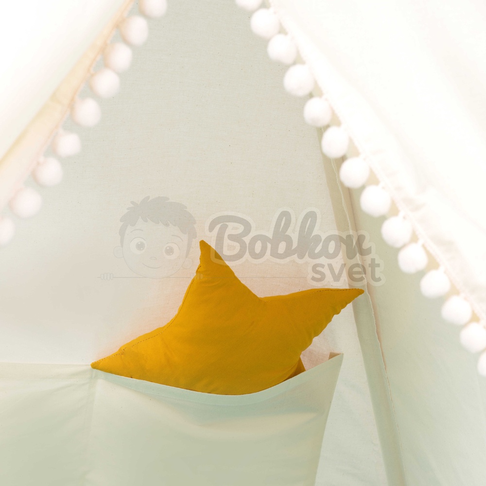 Teepee stan pre deti set s príslušenstvom - modrý sen