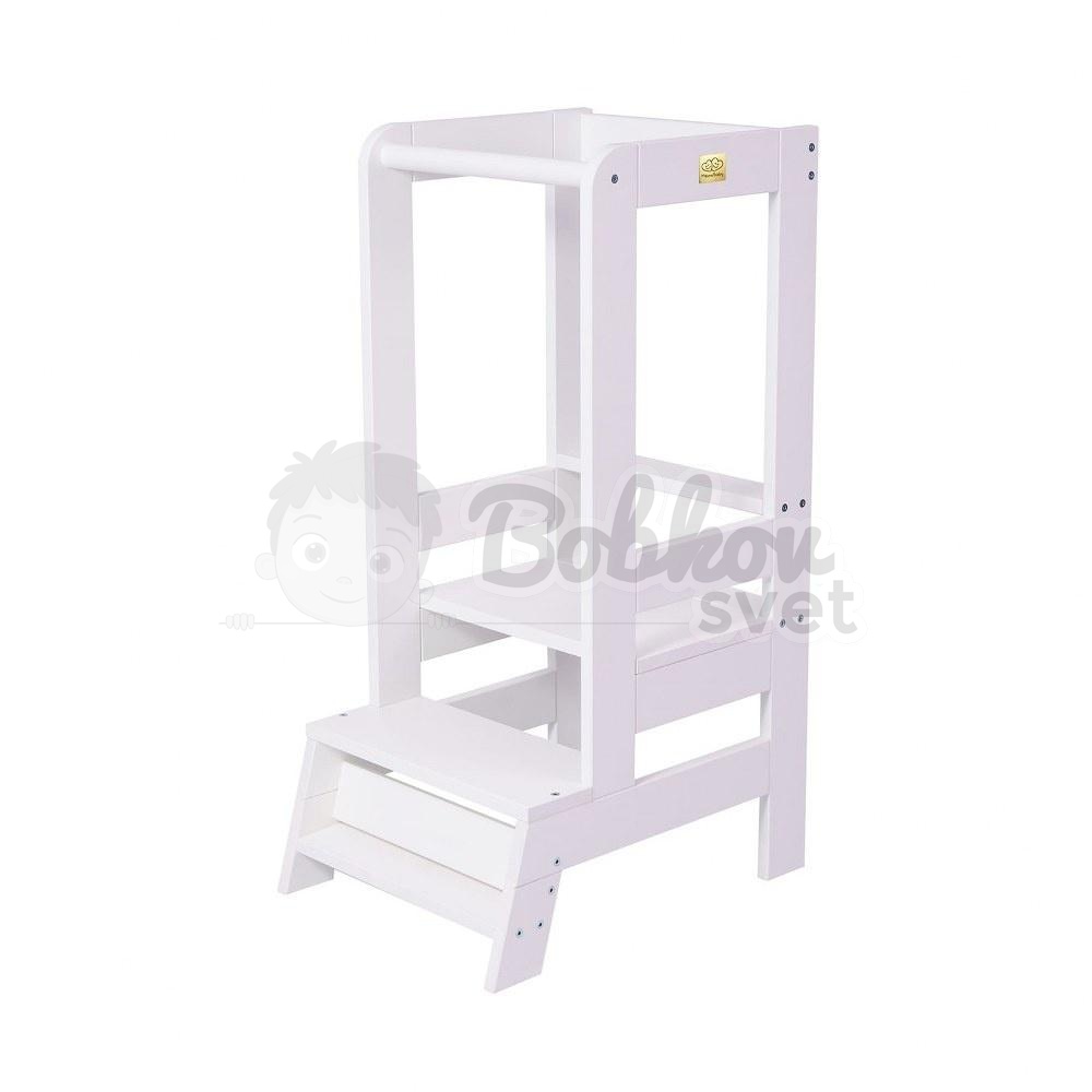 Učiaca veža MeowBaby® Kitchen Helper biela