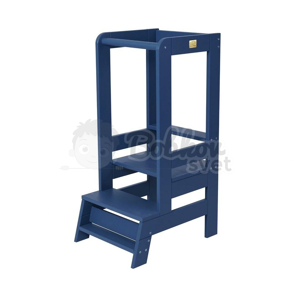 Učiaca veža MeowBaby® Kitchen Helper modrá