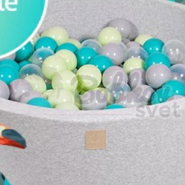 Detský suchý bazén EXCLUSIVE MeowBaby® model Jungle s guličkami 250 ks (90x40cm)