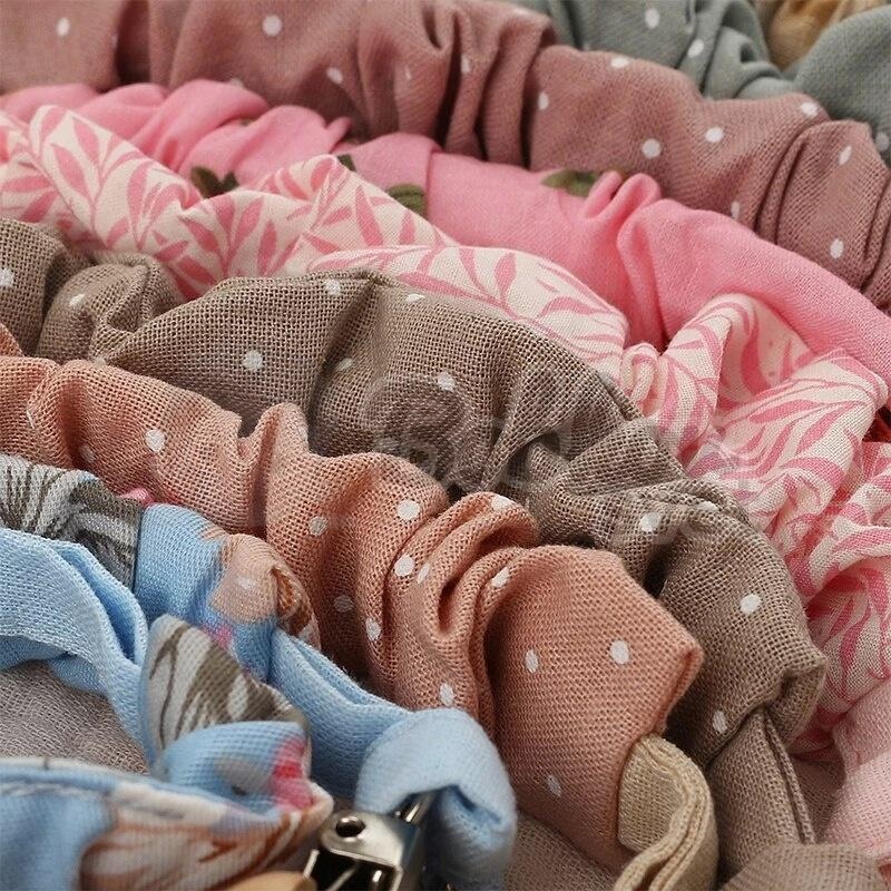 Klip / bavlnená retiazka na cumlík INFANT RETRO - šípová ruža